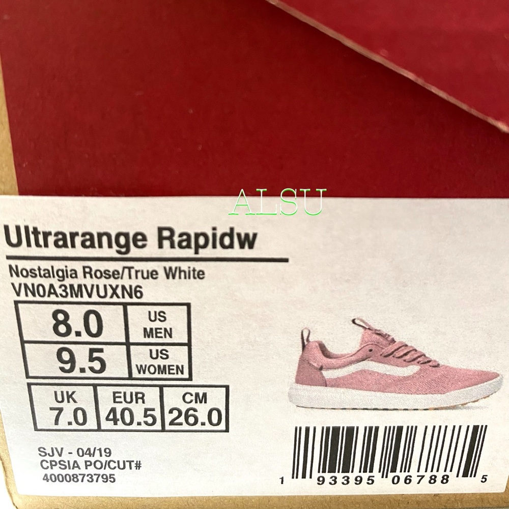 VANS UltraRange Rapidw Rose Women Sneakers - Picture 10 of 10